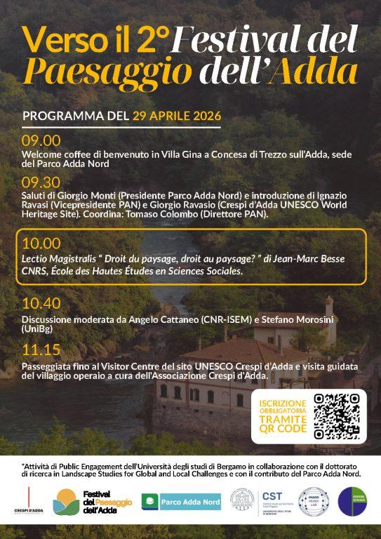 Programma 29 aprile Verso il 2 Festival del Paesaggio dellAdda 1